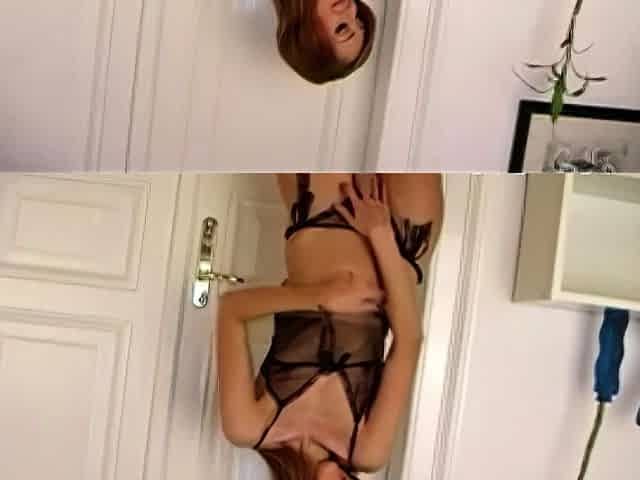 Skinny Dream Babe Enjoys Her Body