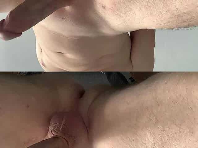 Fit man biggest load wank