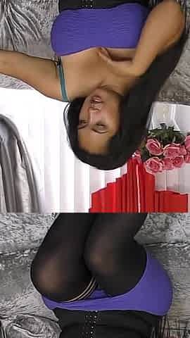 Curvy Asian MILF Amyka Lee Shows Her Her Big Boobs, Big Butt & Hairy Pussy