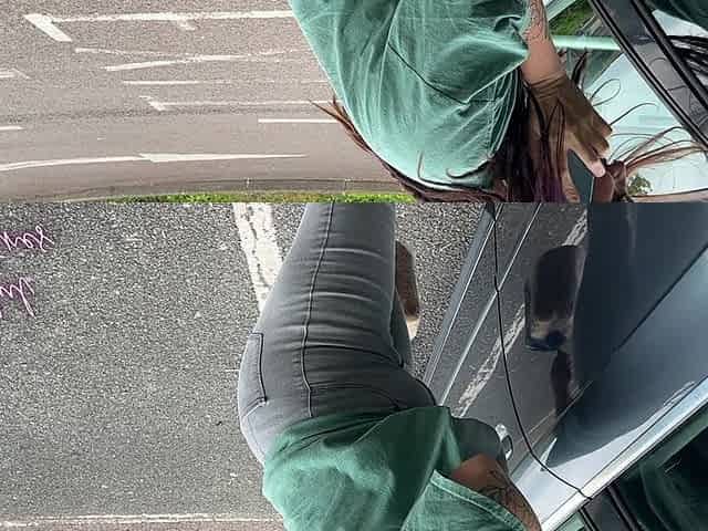 Car Park Public Pee Desperation - Omorashi