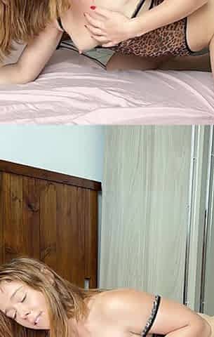Step Bro Caught Me Masturbating and Helped Me to Cum Squirting -