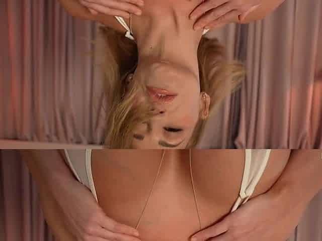 Goon for Mama - Thick Golden-haired Large Titty mother I'd like to fuck Edges Herself and U in a Small Bikini
