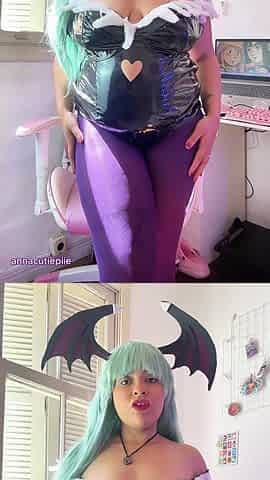 Morrigan Halloween Cosplay - Fart Domination and Ass Worship