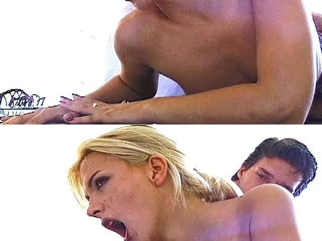 Anal toying ends with hardcore double penetration
