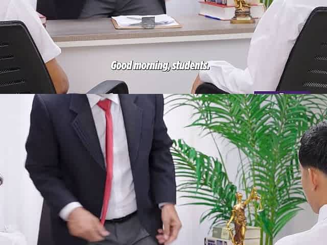 Guys Receive Sex and Anal Therapy from an Old Principal