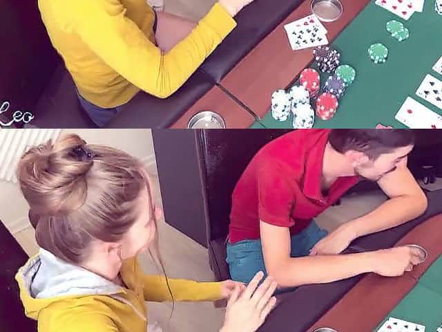 UNDRESS POKER Homemade - Je gagne mais il me DETRUIT quand meme la CHATTE avec sa GROSSE BITE