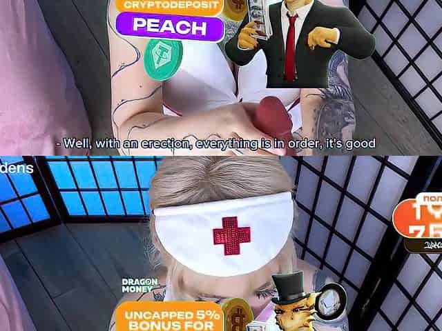 Nurse with Large Boobs will Suck all Your Cum for Semen Donation