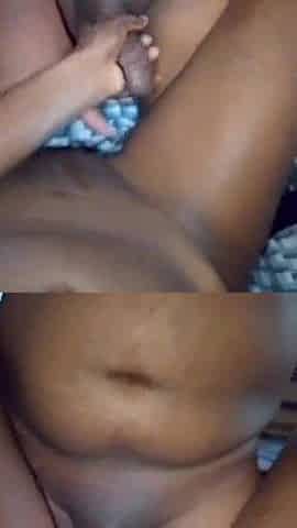 Sexy Kenyan beauty shows Afro fire in couch