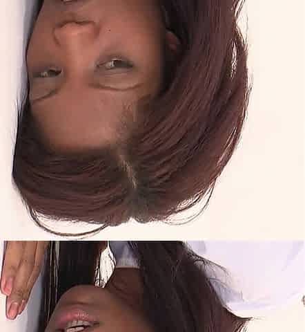 Youthful black angel in lesbian action with her psychiatrist