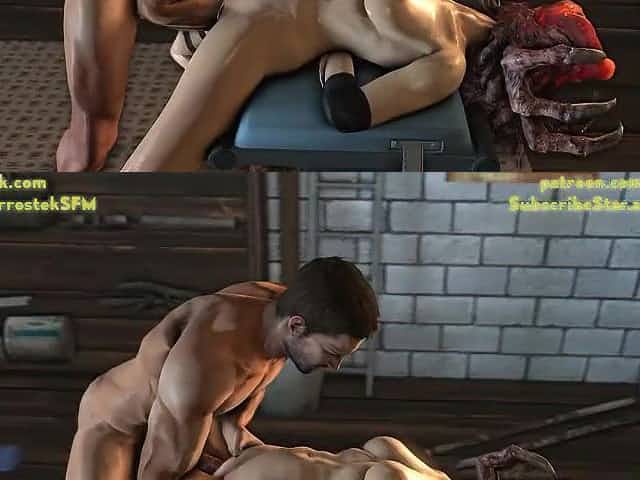 Jill Valentine Captured and fisted hard CG porn animation