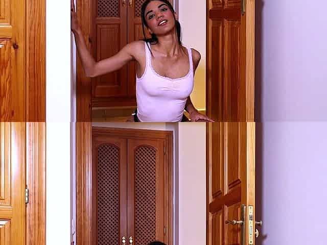 Sultry Solo Seduction: Raya Velvet Teases and Fingers