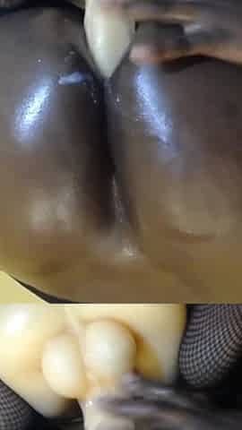 Anal Rough Riding Big Dildo Cumming Hard
