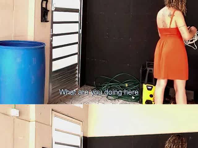 Stepmother Inadvertently Locked in the Basement with the Cuckold's Ally