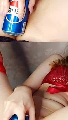 Fucked Herself with a Bottle of Pepsi!