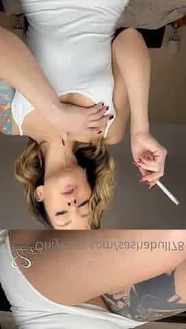 Milf smoking