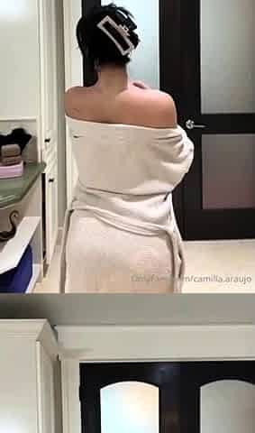 Camilla Araujo Teases And Masturbates In The Shower