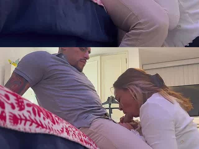 Mexican Hotwife use her deepthroat to take my milk !!!