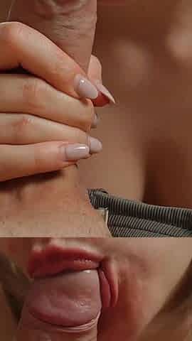Stepsis Ruined My Orgasm and Caught It in Her Mouth