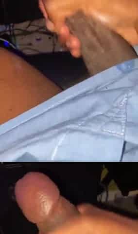 Ebony Chap with a Large Dick Full Masturbation Movie"