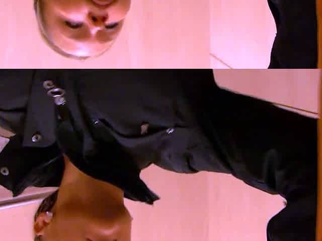 Blond blowjob amateur in stockings