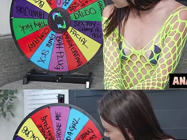 Anal Slut Uses The Wheel Of Anal To See What Will Stretch Her Butthole 19 Min
