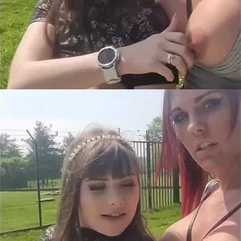 Public Threesome Passion Ignites with Wild Sultry Heat
