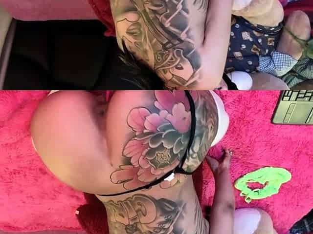 Amateur Big Boobs jerks Big Dick