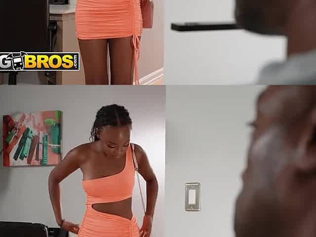 BANGBROS - Mila Mars Flashes Her Boobs To Stepdad Don, Then Screws Him To Get Permission For The Party