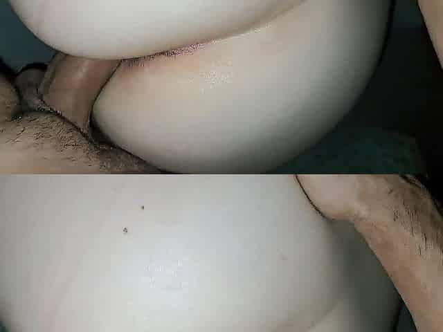 amateur anal with ejaculation on a fine butt