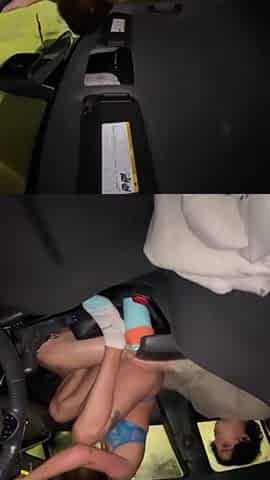 Italian Model Loves Getting Fucked in the Car
