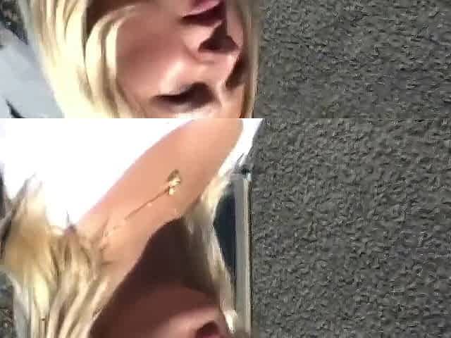 Blond Sucks Jock and Gets Drilled Hard Outdoors