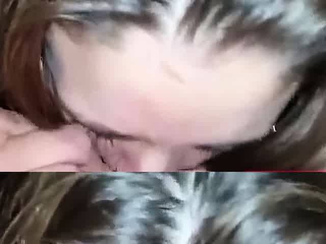 Big-Titted Lesbian Licks Her Friend's Pussy
