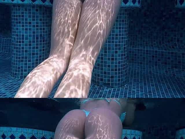 Met her at the Pool, This babe Invited me in her Apartment!