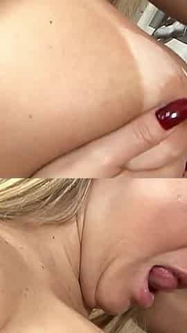 Blonde Big Tit Teen Cibelle Gets Fat Cock in the Ass