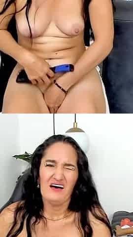 Mature Masturbates When She's Alone in the Room