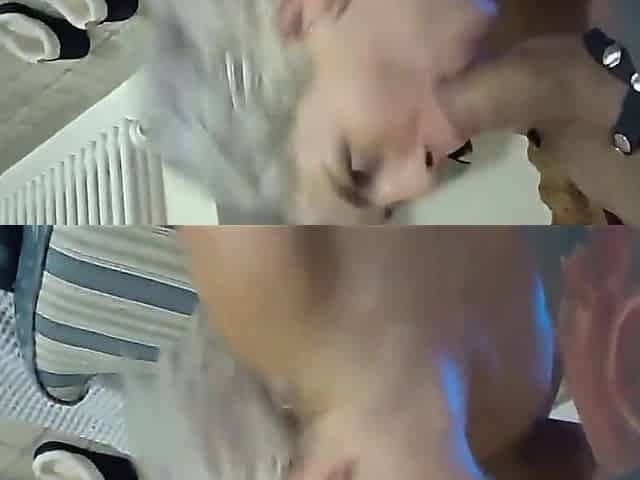 Sloppy Blowjob While Camming In Holiday