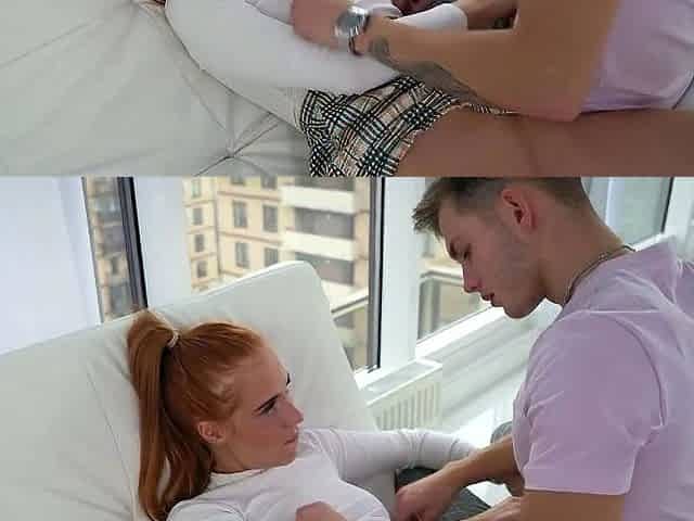Amateur blonde teen hardcore sex with horny dad