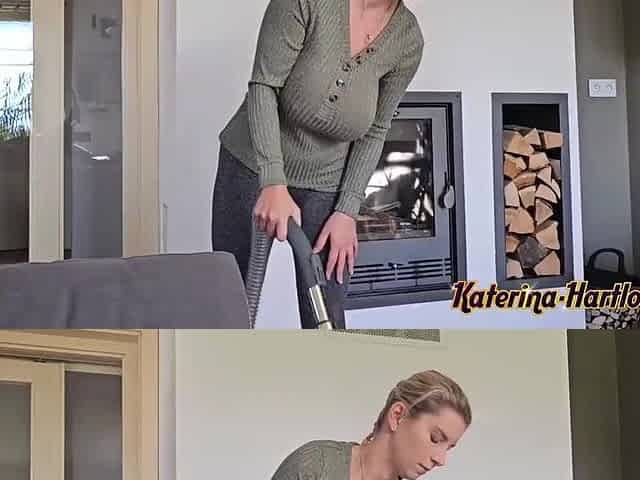 Vacuuming My Home and Twat and Teats