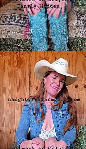 Redhead Bangs Herself Like Eager All Over the Farm