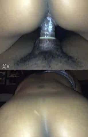 Black rides backwards cowgirl