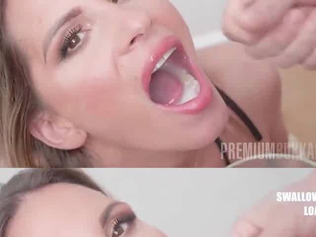 Swallows 114 Huge Mouthful Cumshots - Leidy De Leon