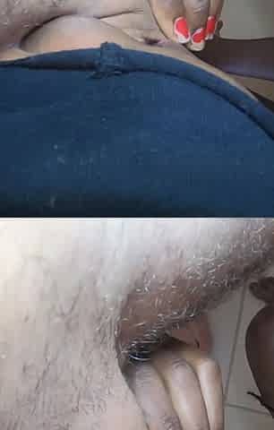 Ebony Slut Blows and Swallows Sperm