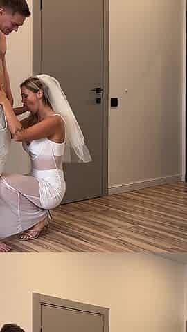 Cheating on My Husband on My Wedding Day! the Young Fucker Seduced Me Again!