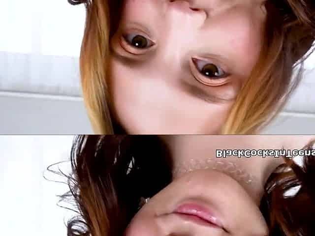 Breathtaking Euro chick bows over for her very 1st large ebony schlong
