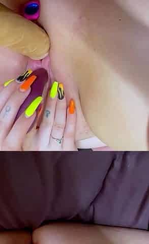 hot amateur blonde close up masturbation HD