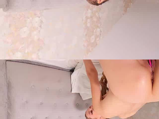 The cutie spanked her booty