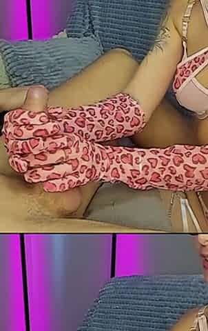 What Do You Think About Handjob with Nylon Gloves?