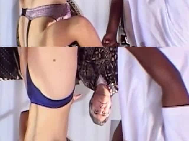 Hot MILF interracial porn gangbang