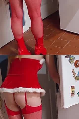 Naughty Stepmother Lily at the Christmas Party