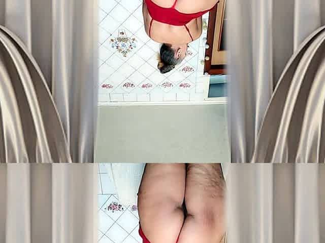 Hot Housewife Lukerya in the Kitchen - Big Natural Breasts and Juicy Ass Tease